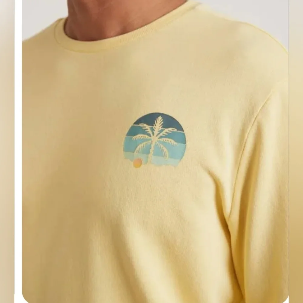 Marine Layer Men's Sweatshirt Terry Graphic Large - Picture 4 of 9